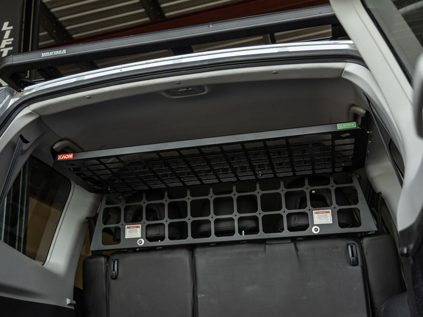 Light Cargo Barrier & Standalone Shelf to suit the Mitsubishi Pajero Gen 3 NM-NP