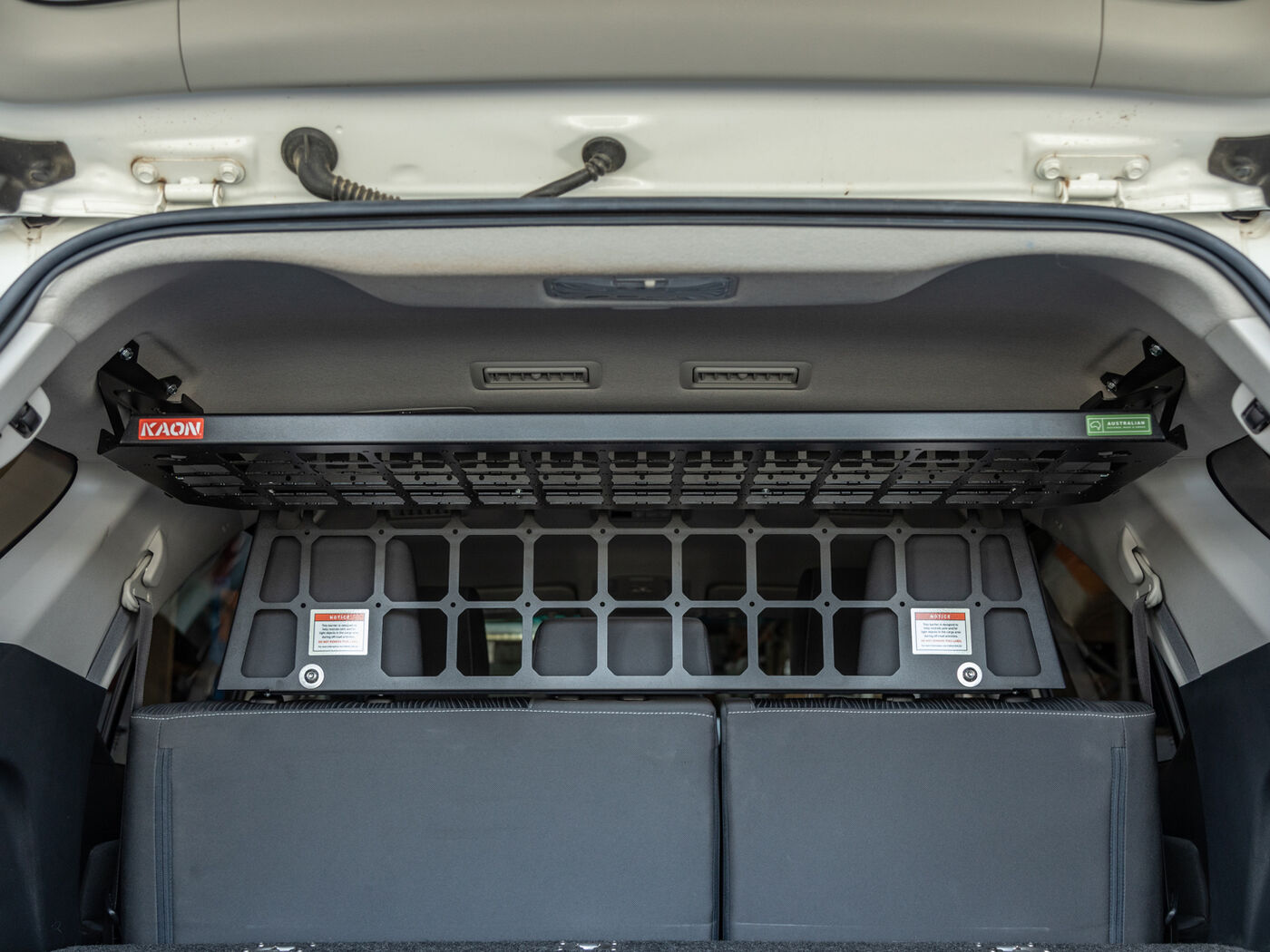 Light Cargo Barrier & Standalone Shelf to suit the Toyota Fortuner