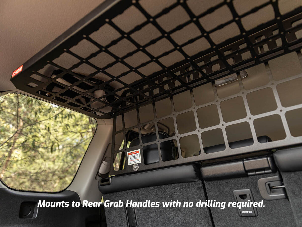 Light Cargo Barrier & Standalone Shelf To Suit The Toyota Prado 150 